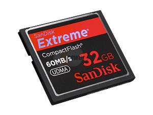 SanDisk 32GB Extreme Compact Flash Card