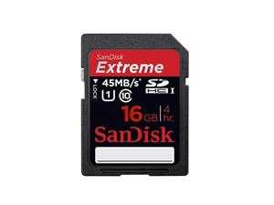 SanDisk Extreme 16GB SDHC Card